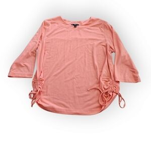 N Touch Women's Coral Top Side Ties Petite
